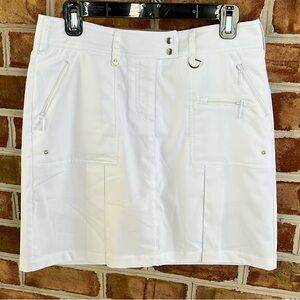 GG Blue luxe Sport Women's White golf Skort. Size 6